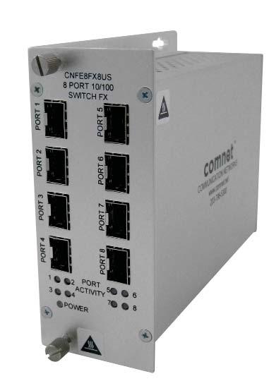 10/100 8 port Fast Ethernet switch, erősített kivitel, kültéri alkalmazás
