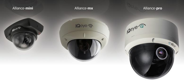 IQinVision IQeye Alliance termékvonal mini mx és PRO line kamerák